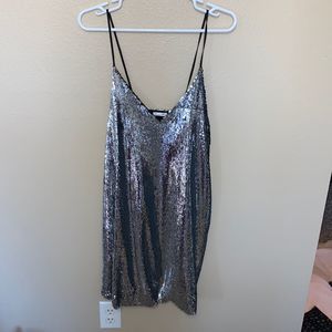 ZARA sequin party dress, size M.